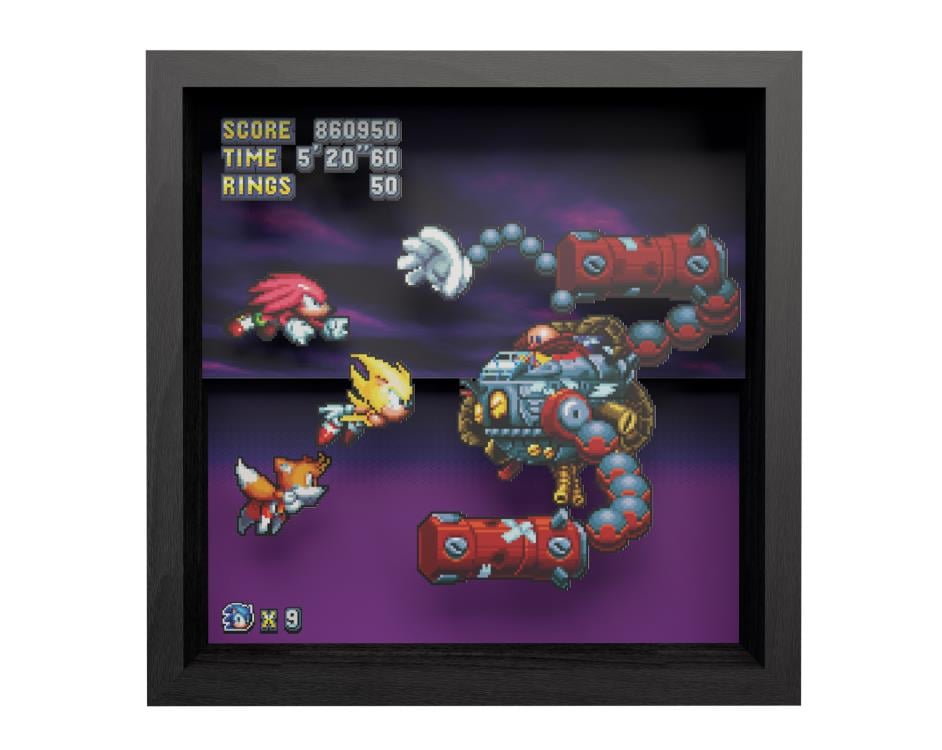 Sonic Mania Heroes vs. Dr. Eggman Pixel Frame (9x9) Gallery Image 3