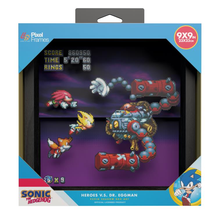 Sonic Mania Heroes vs. Dr. Eggman Pixel Frame (9x9) Gallery Image 6