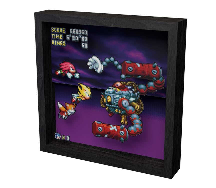 Sonic Mania Heroes vs. Dr. Eggman Pixel Frame (9x9) Gallery Image 4