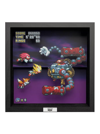 Sonic Mania Heroes vs. Dr. Eggman Pixel Frame (9x9) Gallery Image 2