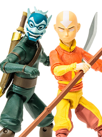 Avatar: The Last Airbender 5" Aang vs Zuko Two-Pack Gallery Image 2