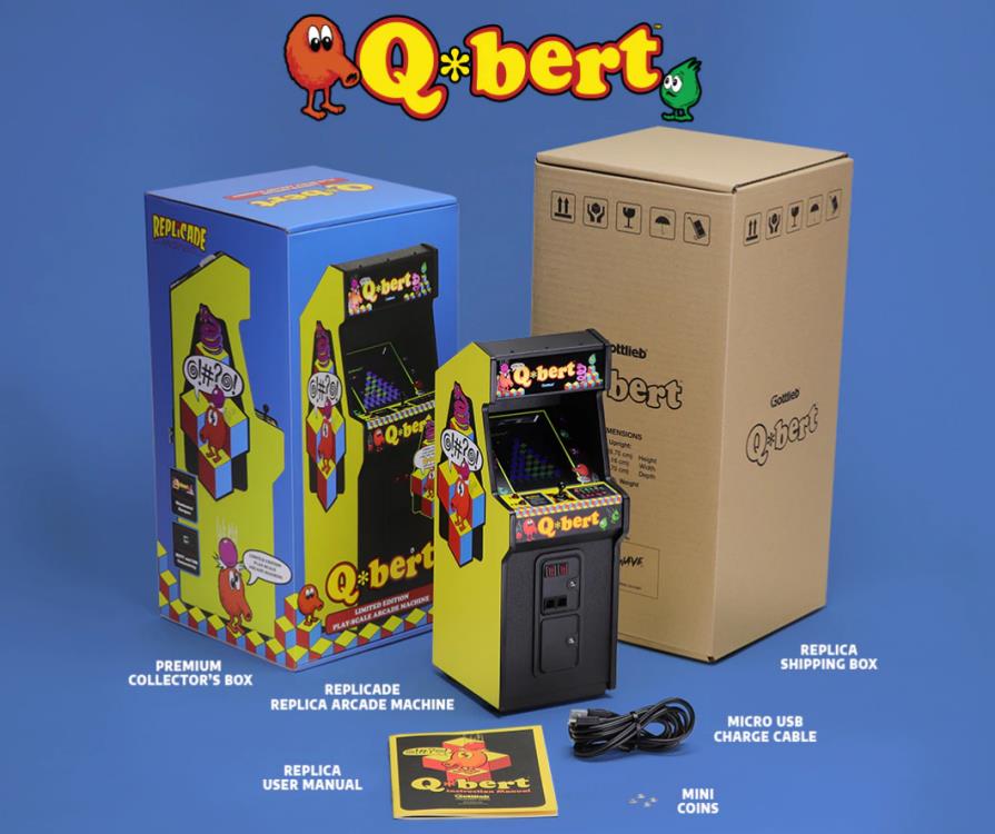 Q*bert x RepliCade 1/6 Scale Limited Edition Arcade Cabinet Gallery Image 8