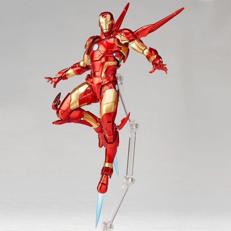 Marvel Amazing Yamaguchi Revoltech No.013 Iron Man (Bleeding Edge