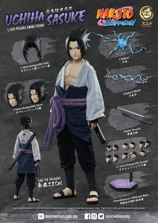 Naruto: Shippuden Sasuke Uchiha 1/6 Scale Limited Edition Figure