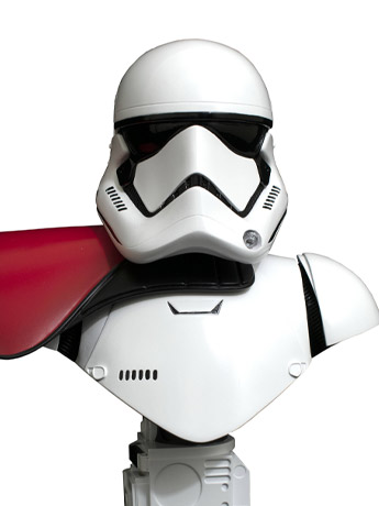 Star Wars: The Force Awakens Legends in 3D First Order Stormtrooper Officer SDCC 2022 Exclusive 1/2 Scale Bust Gallery Image 2