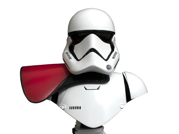 Star Wars: The Force Awakens Legends in 3D First Order Stormtrooper Officer SDCC 2022 Exclusive 1/2 Scale Bust Gallery Image 1