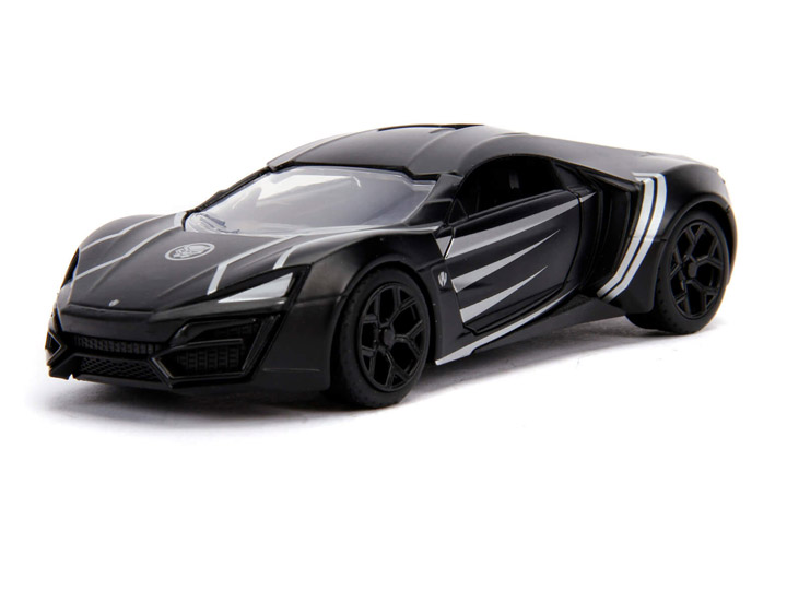 Marvel Hollywood Rides Black Panther 1/32 Scale Lykan Hypersport Gallery Image 1