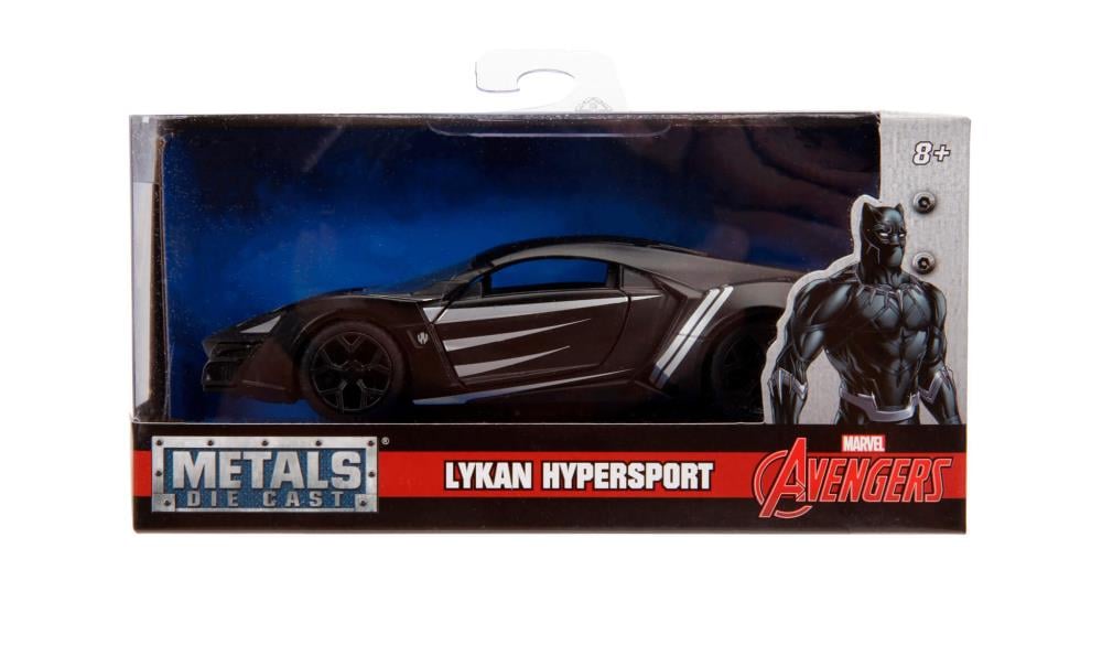 Marvel Hollywood Rides Black Panther 1/32 Scale Lykan Hypersport Gallery Image 7