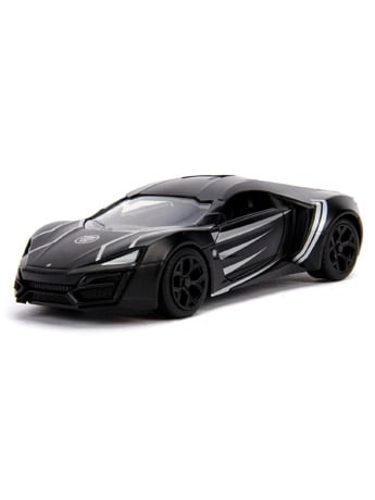 Marvel Hollywood Rides Black Panther 1/32 Scale Lykan Hypersport Gallery Image 2