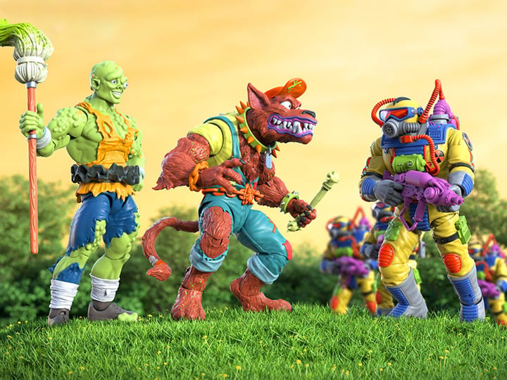 Toxic Crusaders ULTIMATES! Wave 3 Set of 3 Action Figures Gallery Image 1