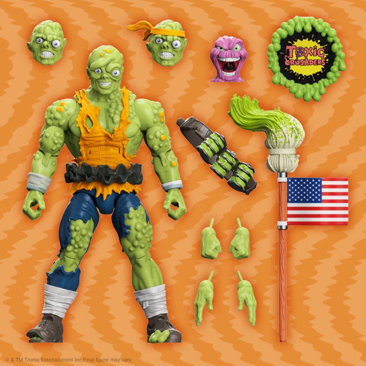 Toxic Crusaders ULTIMATES! Wave 3 Set of 3 Action Figures Gallery Image 5