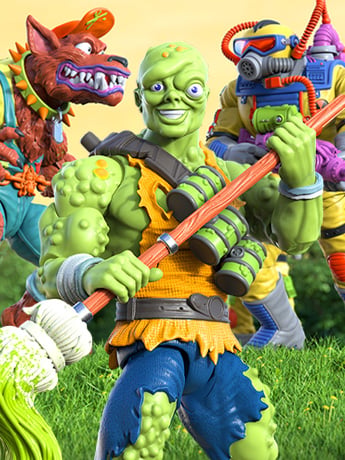 Toxic Crusaders ULTIMATES! Wave 3 Set of 3 Action Figures Gallery Image 2