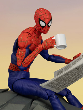 Spider-Man: Into the Spider-Verse SV-Action Peter B. Parker (Special Ver.) Figure (Reissue) Gallery Image 2