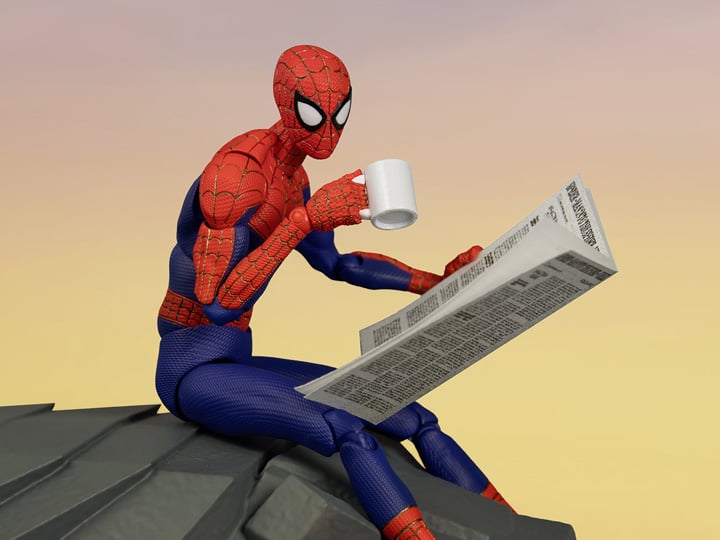 Spider-Man: Into the Spider-Verse SV-Action Peter B. Parker (Special Ver.) Figure (Reissue) Gallery Image 1