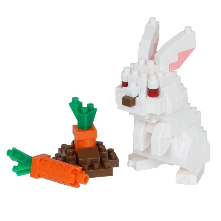 Nanoblock Animals Collection Series Rabbit Gallery Image 3