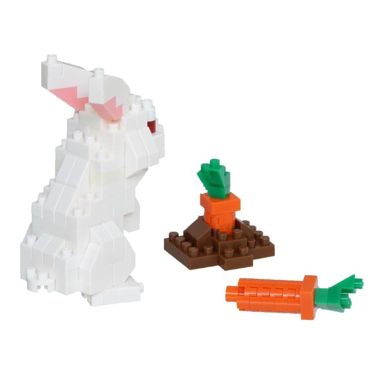 Nanoblock Animals Collection Series Rabbit Gallery Image 4