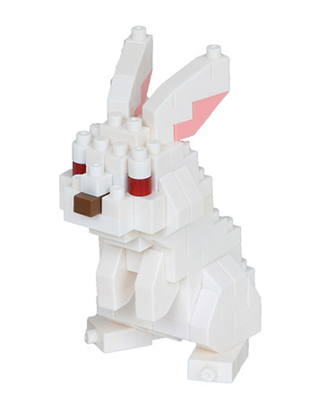 Nanoblock Animals Collection Series Rabbit Gallery Image 2