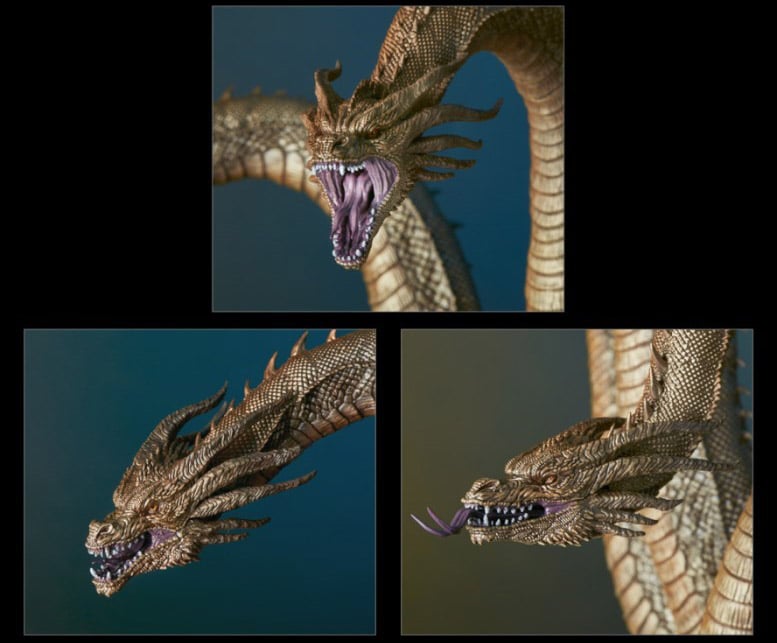 Godzilla: King of the Monsters Toho Daikaiju Series King Ghidorah Gallery Image 8