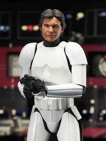 Star Wars: A New Hope Milestones Han Solo (Stormtrooper Disguise) 1/6 Scale Limited Edition Exclusive Statue Gallery Image 2