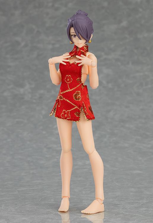 figma No.569 Female Body (Mika) with Mini Skirt Chinese Dress Outfit Gallery Image 7