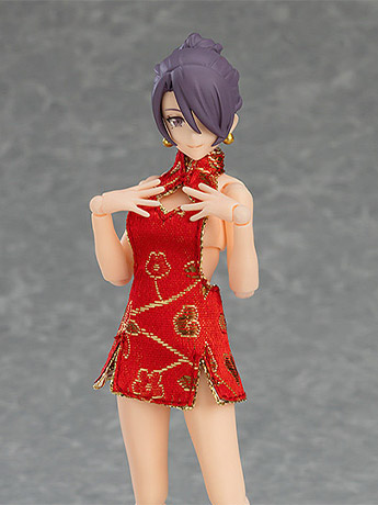 figma No.569 Female Body (Mika) with Mini Skirt Chinese Dress Outfit Gallery Image 2