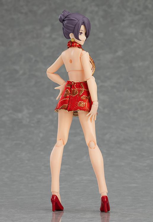 figma No.569 Female Body (Mika) with Mini Skirt Chinese Dress Outfit Gallery Image 5