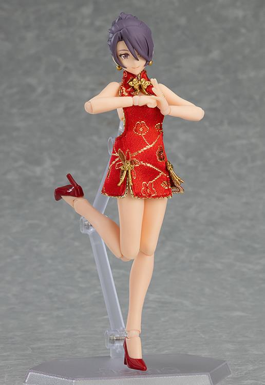 figma No.569 Female Body (Mika) with Mini Skirt Chinese Dress Outfit Gallery Image 3
