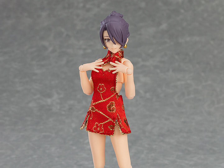 figma No.569 Female Body (Mika) with Mini Skirt Chinese Dress Outfit Gallery Image 1