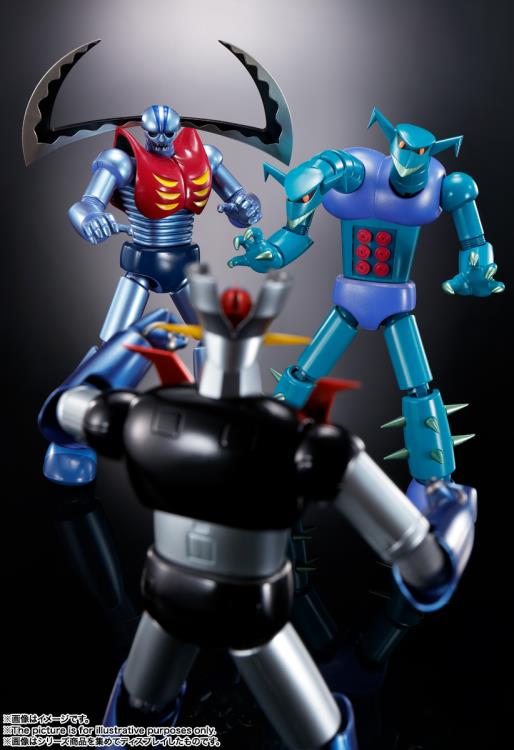 Mazinger Z Soul of Chogokin GX-25R Garada K-7 & GX-26R Doublas M-2 Gallery Image 15