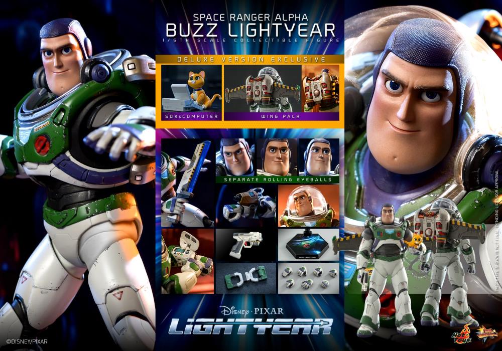Lightyear MMS635 Buzz Lightyear (Space Ranger Alpha) Deluxe 1/6th Scale Collectible Figure Gallery Image 22