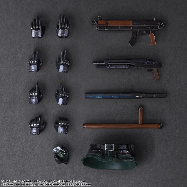 Final Fantasy VII: Remake Play Arts Shinra Elite Security Officer and Motorcycle Set Gallery Image 11