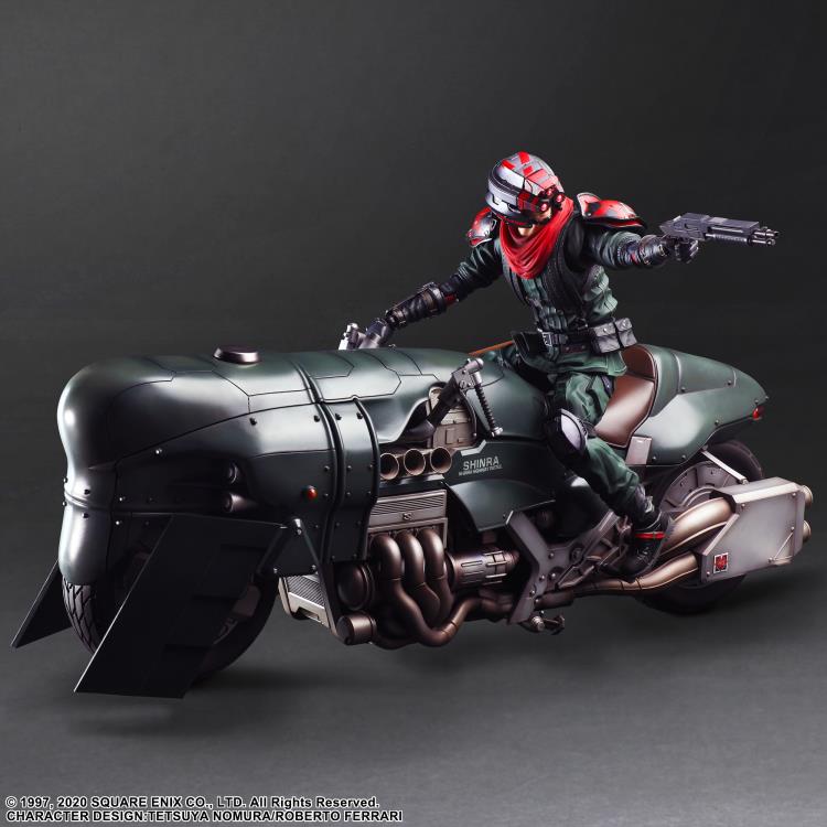 Final Fantasy VII: Remake Play Arts Shinra Elite Security Officer and Motorcycle Set Gallery Image 6