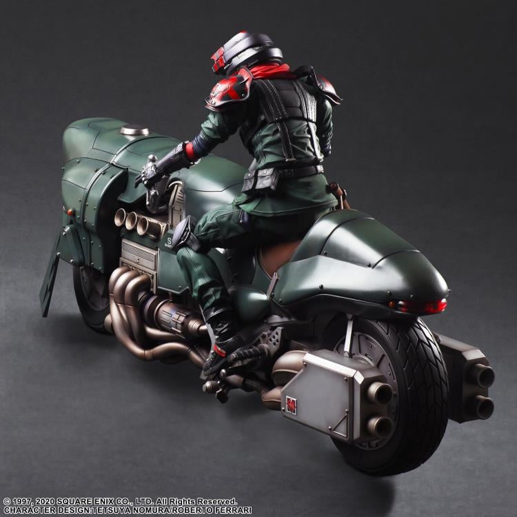 Final Fantasy VII: Remake Play Arts Shinra Elite Security Officer and Motorcycle Set Gallery Image 7