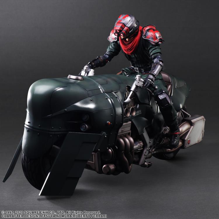 Final Fantasy VII: Remake Play Arts Shinra Elite Security Officer and Motorcycle Set Gallery Image 4