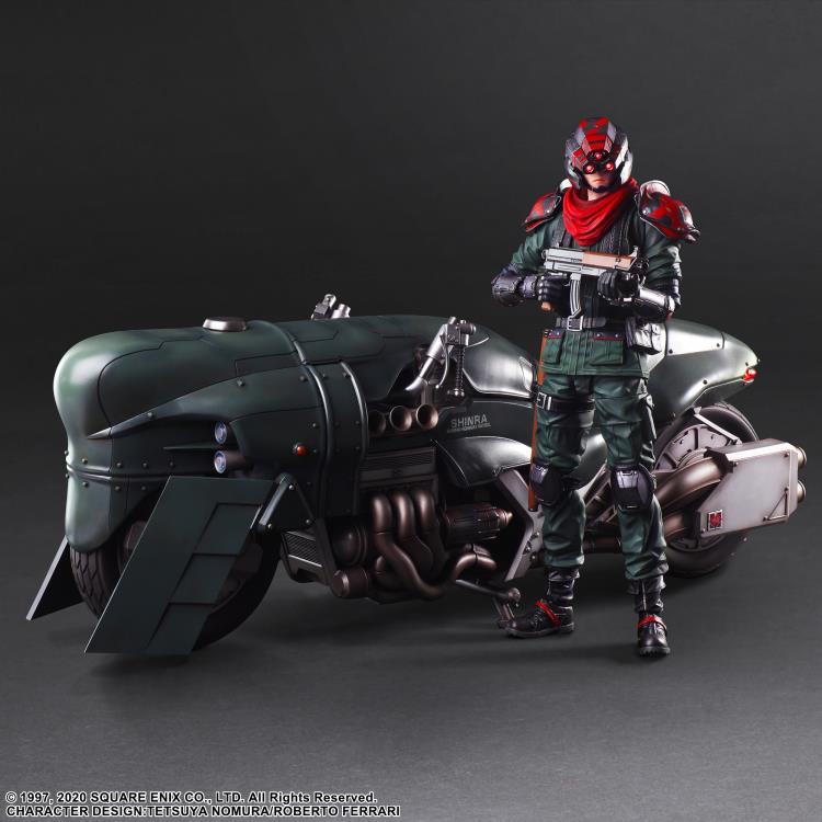 Final Fantasy VII: Remake Play Arts Shinra Elite Security Officer and Motorcycle Set Gallery Image 5