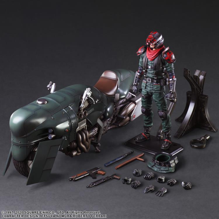 Final Fantasy VII: Remake Play Arts Shinra Elite Security Officer and Motorcycle Set Gallery Image 10