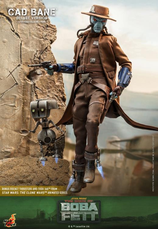 Star Wars: The Book of Boba Fett TMS080 Cad Bane Deluxe 1/6th Scale Collectible Figure Gallery Image 10