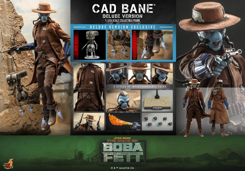 Star Wars: The Book of Boba Fett TMS080 Cad Bane Deluxe 1/6th Scale Collectible Figure Gallery Image 19