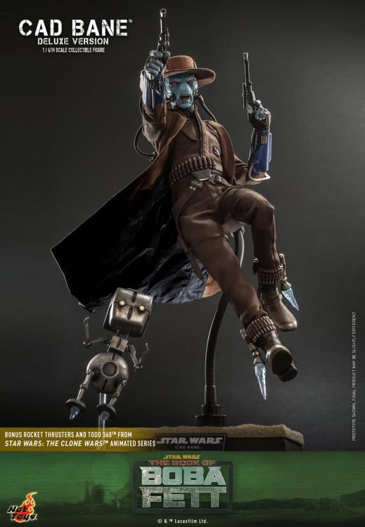 Star Wars: The Book of Boba Fett TMS080 Cad Bane Deluxe 1/6th Scale Collectible Figure Gallery Image 4