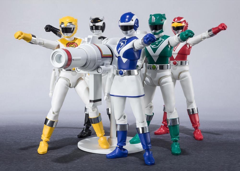 shodo ライブマン　開封　本体未使用 Choujuu Sentai Liveman Shodo Super Boxed Set of 5 Figures