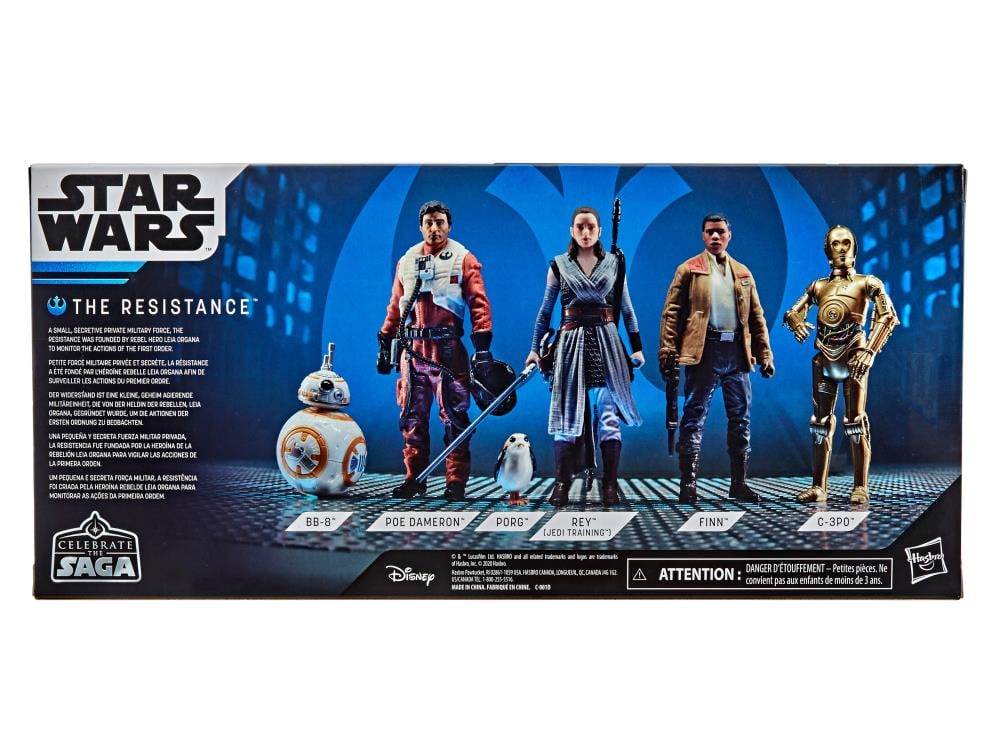 Star Wars Celebrate the Saga The Resistance 3.75" Pack of 5 Figures Gallery Image 5