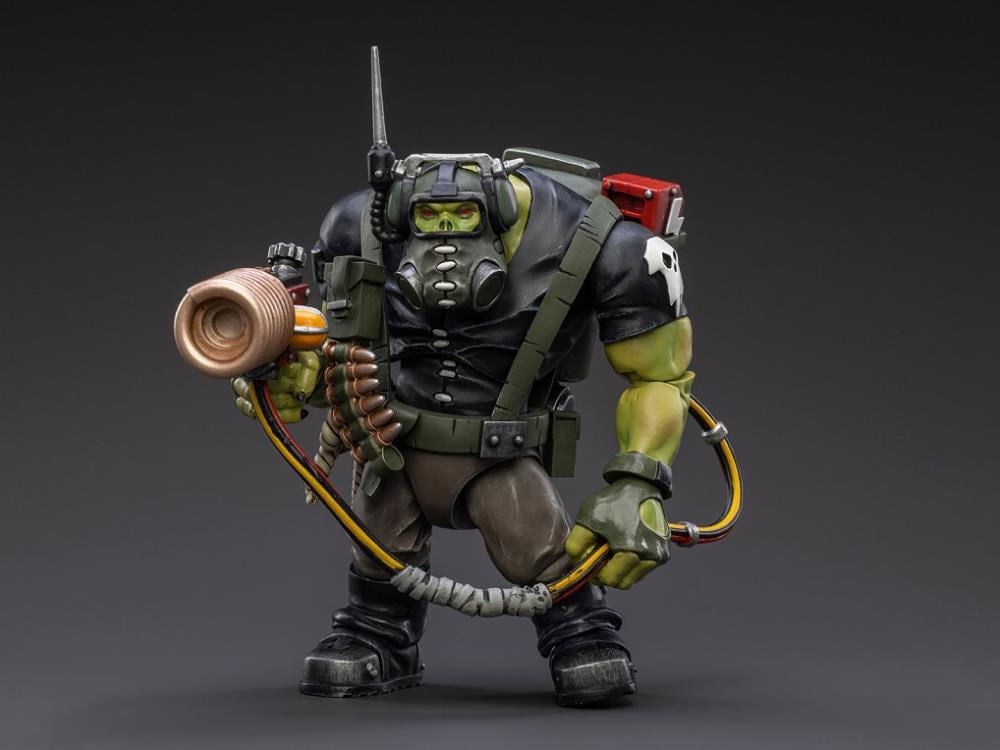 Warhammer 40K Ork Kommandos Comms Boy Wagzuk 1/18 Scale Figure Gallery Image 3