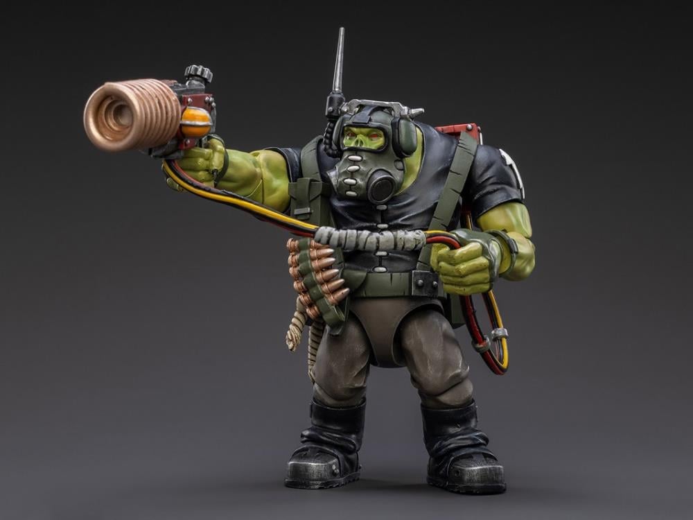 Warhammer 40K Ork Kommandos Comms Boy Wagzuk 1/18 Scale Figure Gallery Image 6