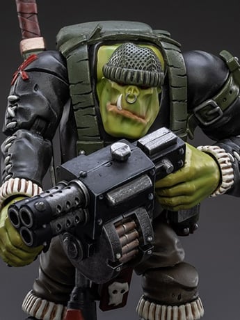 Warhammer 40K Ork Kommandos Dakka Boy Rotbilge 1/18 Scale Figure Gallery Image 2