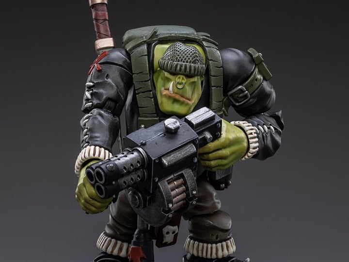 Warhammer 40K Ork Kommandos Dakka Boy Rotbilge 1/18 Scale Figure Gallery Image 1