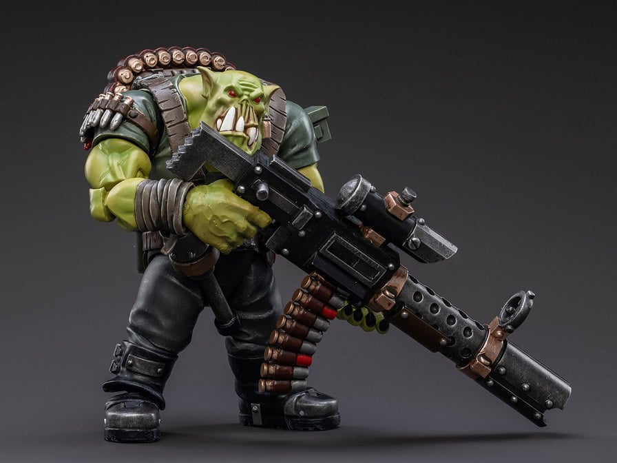 Warhammer 40K Ork Kommandos Snipa Boy Balrukk 1/18 Scale Figure Gallery Image 3