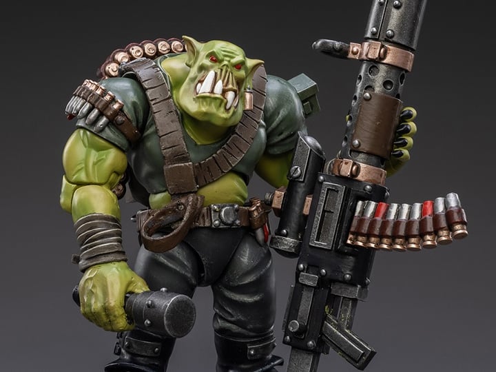 Warhammer 40K Ork Kommandos Snipa Boy Balrukk 1/18 Scale Figure Gallery Image 1