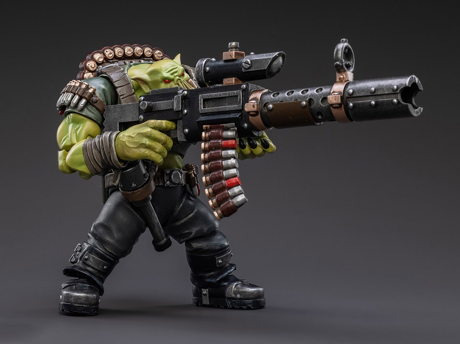 Warhammer 40K Ork Kommandos Snipa Boy Balrukk 1/18 Scale Figure Gallery Image 5