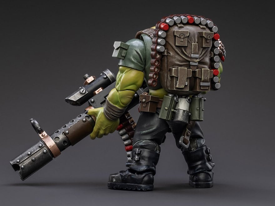 Warhammer 40K Ork Kommandos Snipa Boy Balrukk 1/18 Scale Figure Gallery Image 4