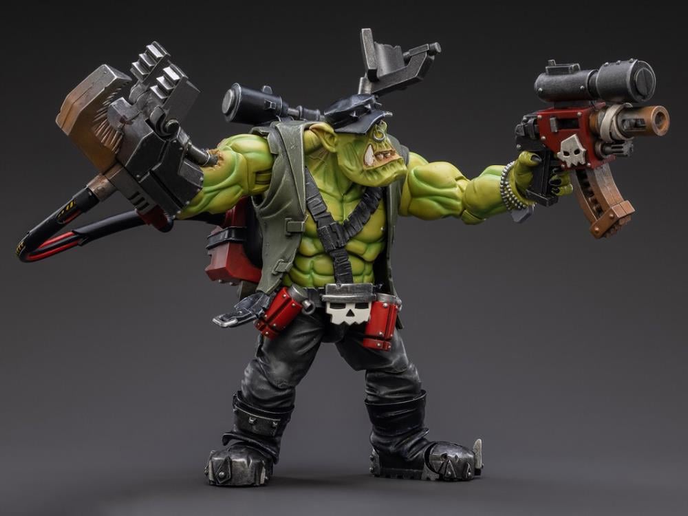 Warhammer 40K Ork Kommandos Nob Nazbog 1/18 Scale Figure Gallery Image 6